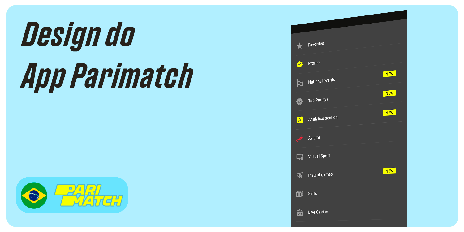 Design do App Parimatch